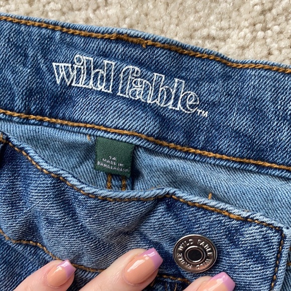 Distressed Jean Skirt - Picture 2 of 3